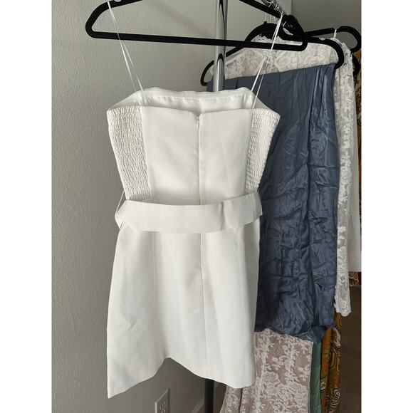 Amanda Uprichard Fae Dress in Ivory - Picture 6 of 9